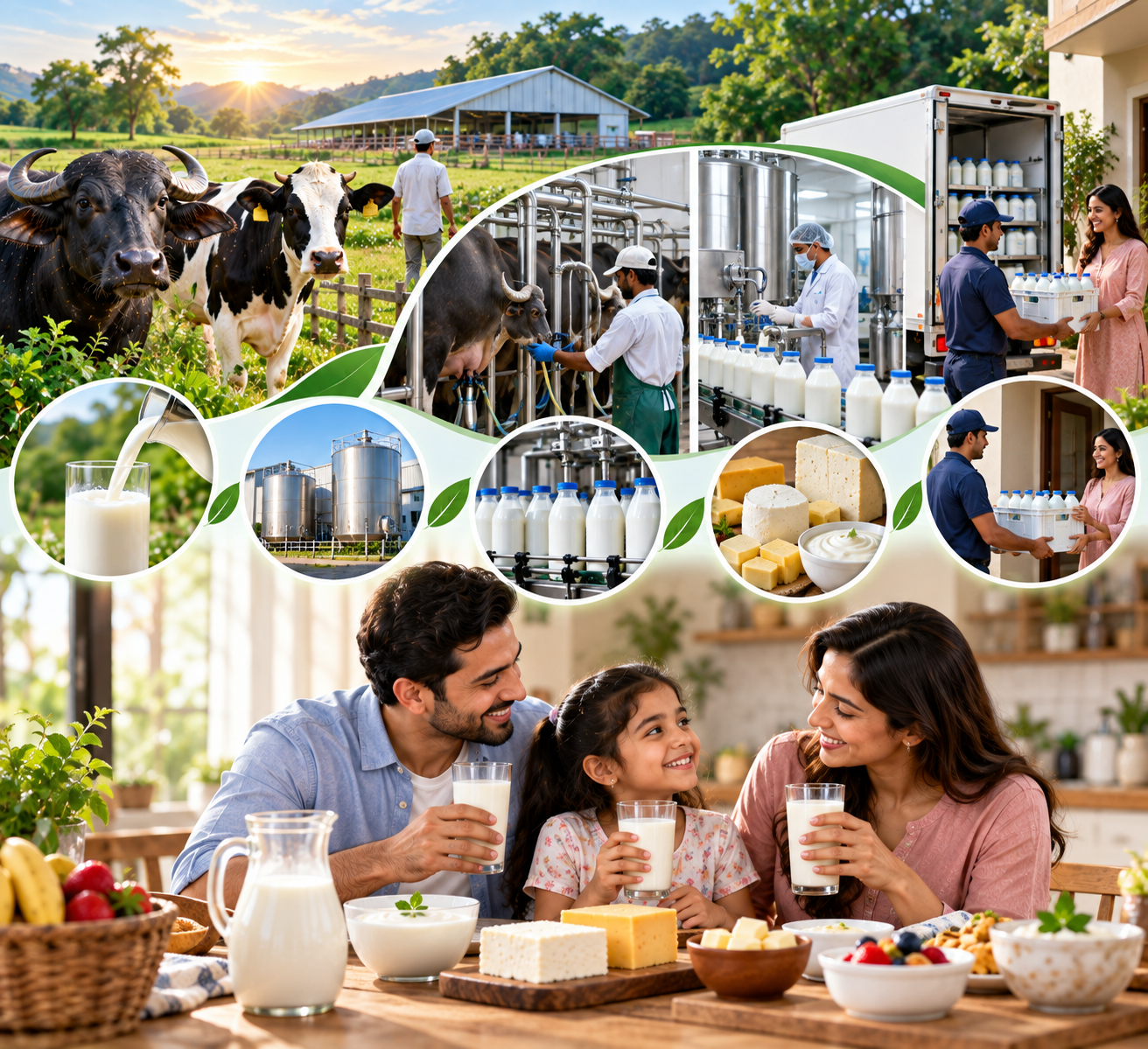 AS Dairy Farm-to-Family: Fresh Buffalo & Cow Milk to Your Table